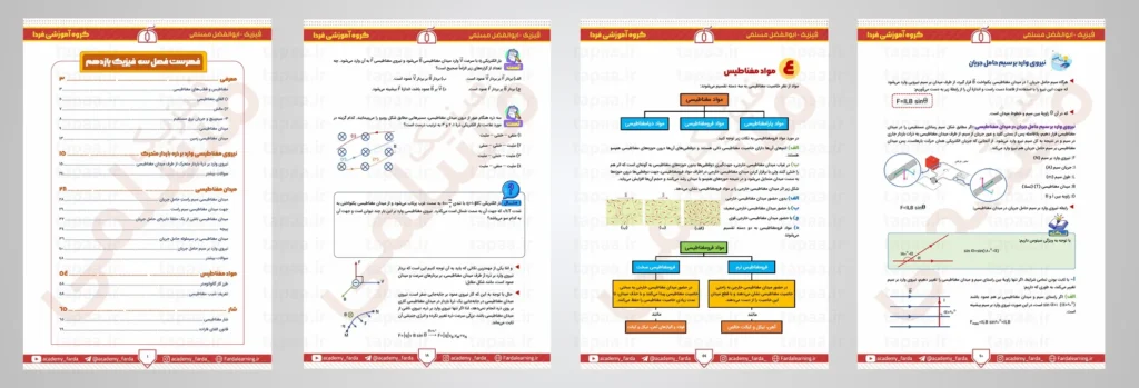طراحی جزوه فیزیک
