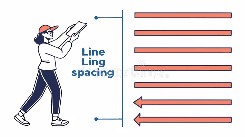 فاصله بندی استاندارد بین پاراگراف های جزوه